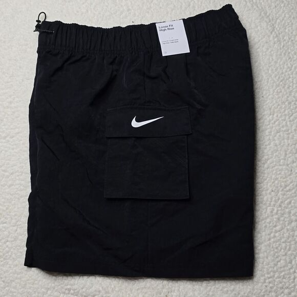 1275 NWT Womens Nike Woven High-Rise Shorts Small - Picture 5 of 7